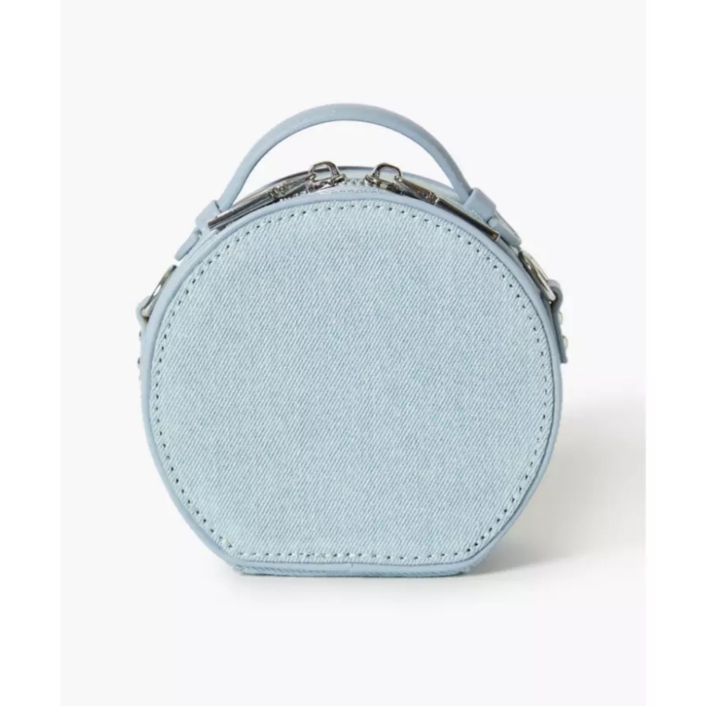 Nwot Forever 21 Light Blue Belt /Crossbody Mini Bag
